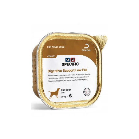 Specific Dog CIW-LF Digestive Support Low Fat | Wet (Terrina) Cx c/ 6 terrinas 300 g