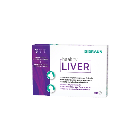 B.Braun Healthy Liver | Raças Pequenas e Gatos 30 comprimidos