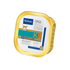 Virbac Veterinary HPM KJ2 Cat Kidney & Joint | Wet (Terrina) Cx c/ 14 Terrinas 85 g