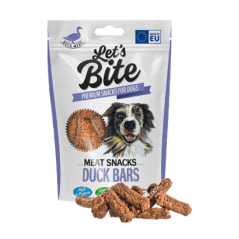 Brit Let's Bite Dog Meat Snacks Duck Bars 80 g