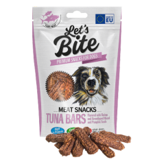 Brit Let's Bite Dog Meat Snacks Tuna Bars with Shrimps & Pumpkin Seeds  80 g