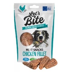 Brit Let's Bite Dog Meat Snacks Chicken Fillet 80 g