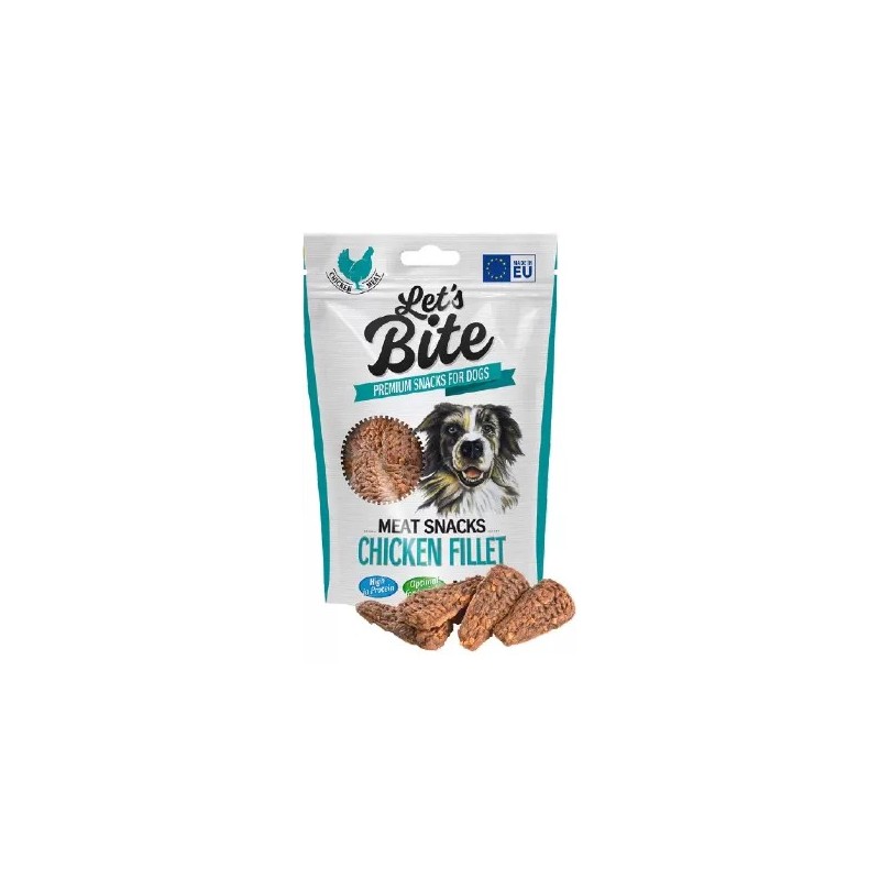 Brit Let's Bite Dog Meat Snacks Chicken Fillet 80 g