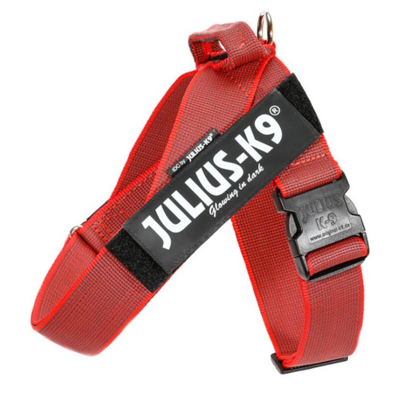 Julius-K9 IDC Color & Grey Harness | Vermelho XS