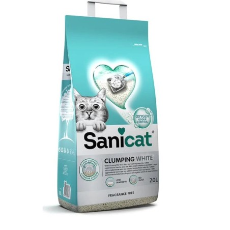 Sanicat Clumping White Active Sabão Marselha 10 L