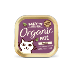 Lilys Kitchen Cat Adult Organic Paté Turkey | Wet (Terrina) 19 X 85 g