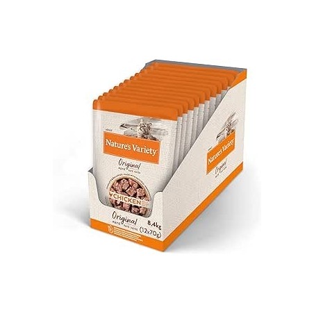 Natures Variety Cat Original No Grain Vaca & Frango Paté | Wet (Saqueta) 12 X 70 g