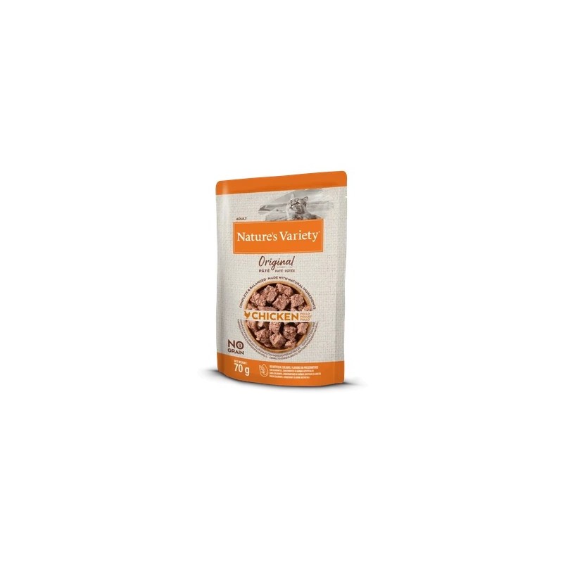 Natures Variety Cat Original No Grain Frango Paté | Wet (Saqueta)  12 X 70 g