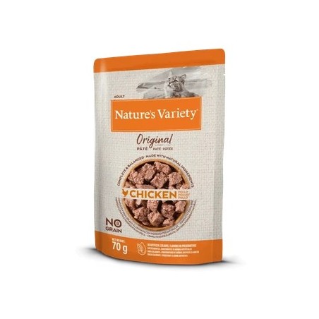 Natures Variety Cat Original No Grain Frango Paté | Wet (Saqueta)  12 X 70 g