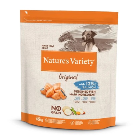 Natures Variety Dog Original No Grain Mini Adulto Salmão  600 g