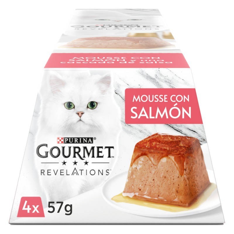 Gourmet Revelations Mousse Salmão e uma Cascata de Molho 4 x 57 g