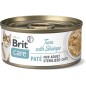 Brit Care Cat Sterilized Tuna Paté with Shrimps | Wet (Lata) 6 X 70 g