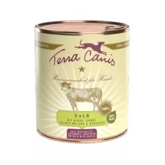 Terra Canis Vitela com Milhete, Pepino, Melão e Alho Selvagem | Wet (Lata) 800 g