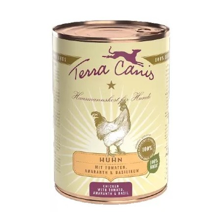 Terra Canis Frango com Tomate, Amaranto e Manjericão | Wet (Lata) 400 g