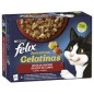 Felix Sensations Gelatinas Selecção do Campo Vaca e Frango| Wet (Saqueta) 12 X 4 x 85 g