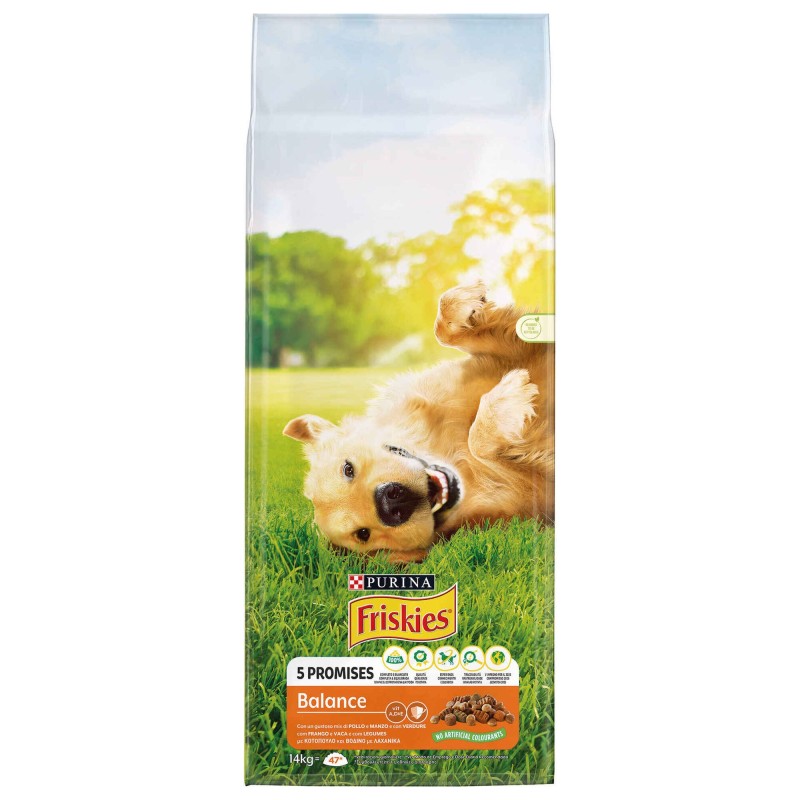 Friskies Cão Balance Adulto | Aves e Verduras 18 kg