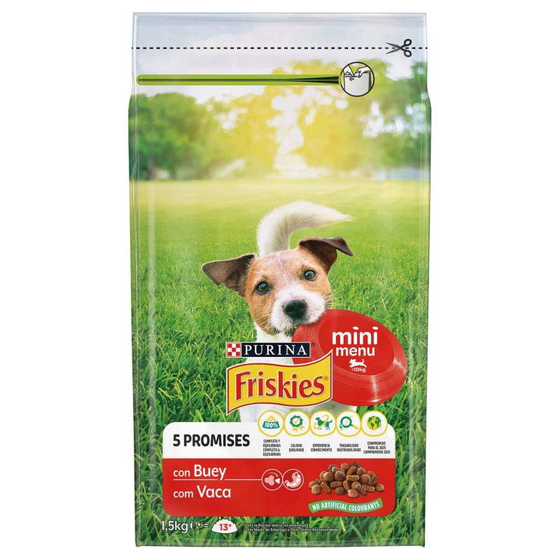 Friskies Cão Mini Menu | Carne de Vaca 1,5 kg