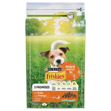 Friskies Cão Mini Menu | Frango e Vegetais 1,5 kg