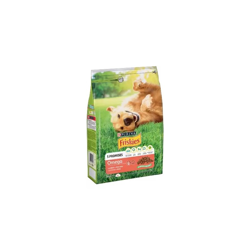 Friskies Cão Omega | Carne de Vaca e Pescada 3 kg