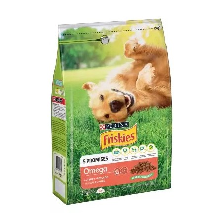 Friskies Cão Omega | Carne de Vaca e Pescada 3 kg