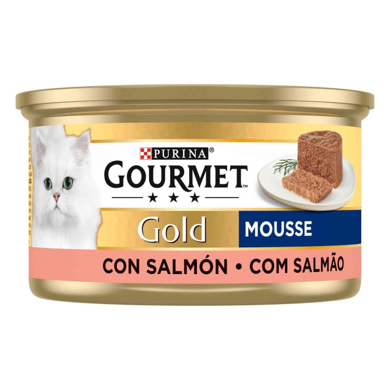 Gourmet Gold Mousse de Salmão | Wet (Lata) 24 X 85 g