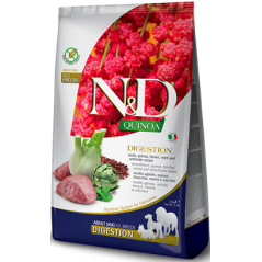 Ração para Cão N&D Quinoa Dog Digestion Lamb Adult Medium Maxi 2,5 kg