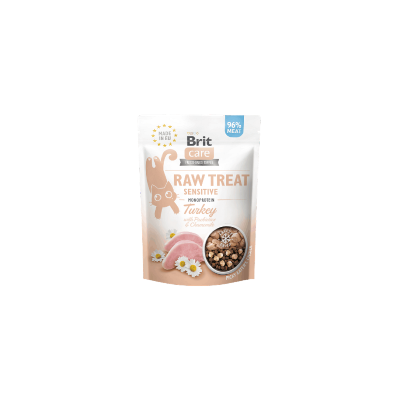 Brit Care Raw Treat Cat Sensitive | Turkey | 40 g