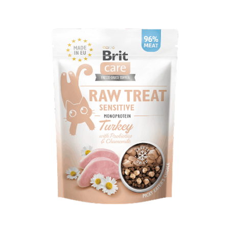 Brit Care Raw Treat Cat Sensitive | Turkey | 40 g