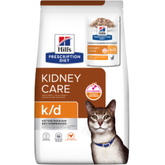 Hills Prescription Diet Feline k/d with Chicken c/ oferta de saqueta | 3 kg + 85 g oferta