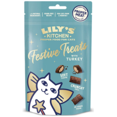 Lilys Kitchen Cat Festive Turkey Treats Natal 2024	 | 60 g