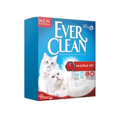 Areia Auto Aglomerante Ever Clean Multiple Cat | 10 Litros