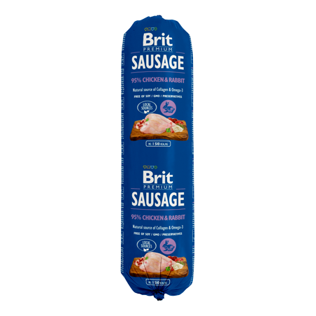 Brit Sausage Dog Chicken & Rabbit | 800 g