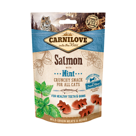 Carnilove Cat Crunchy Snack Salmon with Mint | 50 g