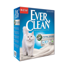 Areia para Gatos Auto Aglomerante Ever Clean Total Cover | 10 Litros