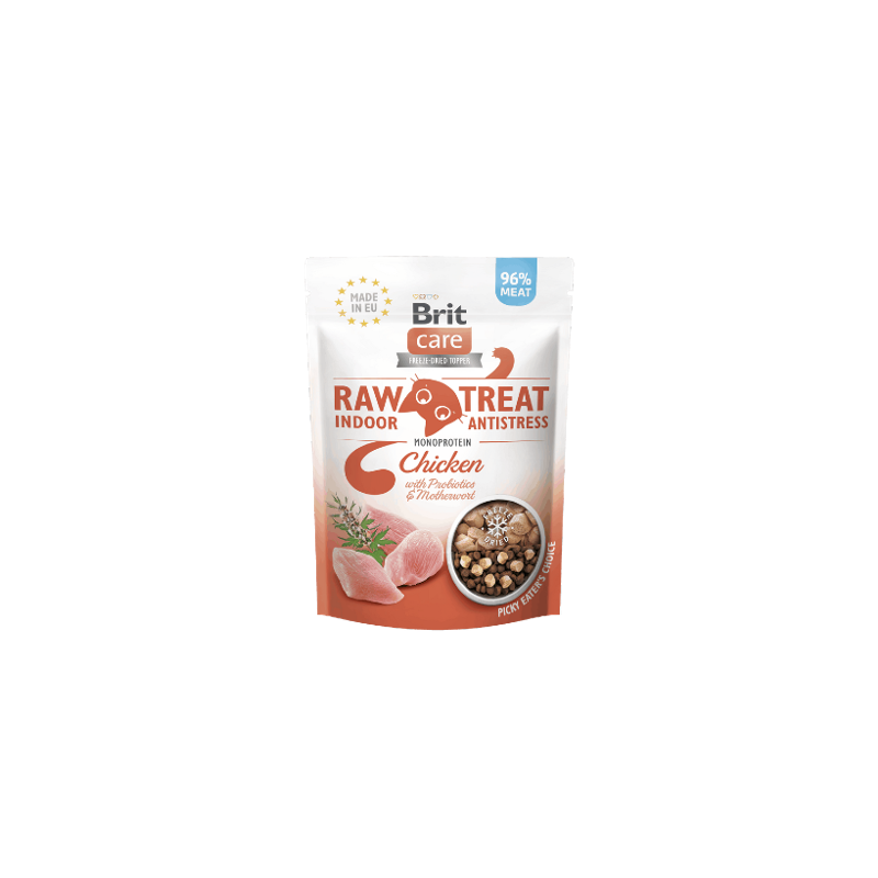 Brit Care Raw Treat Cat Indoor & Antistress | Chicken | 40 g