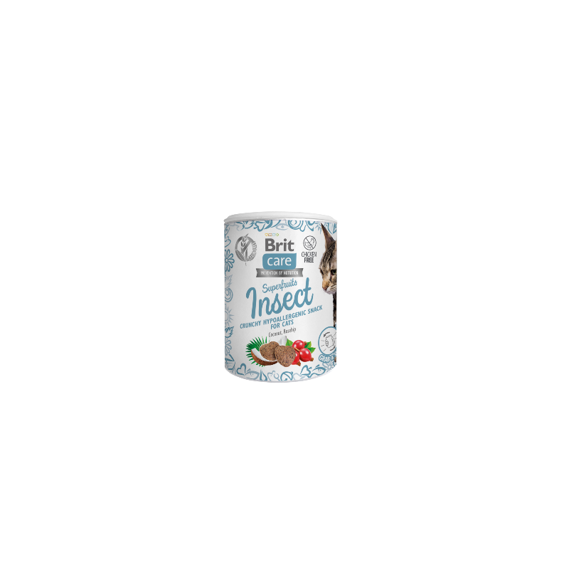 Brit Care Cat Snack Superfruits Insect | 100 g