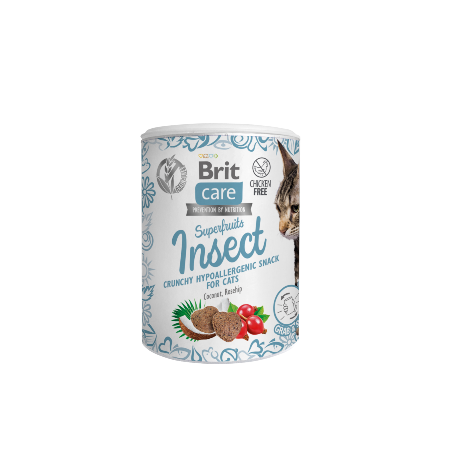 Brit Care Cat Snack Superfruits Insect | 100 g