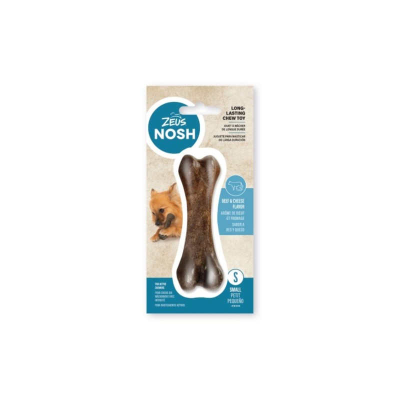 Zeus Nosh Strong Chew Bone Carne e Queijo | 11 cm