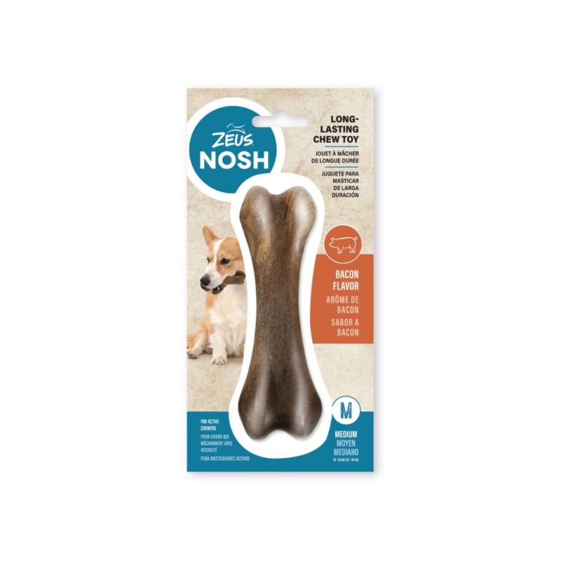 Zeus Nosh Strong Chew Bone Bacon | 15 cm