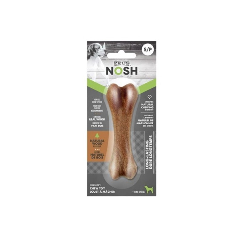 Zeus Nosh Osso Nylon e Madeira | 11 cm