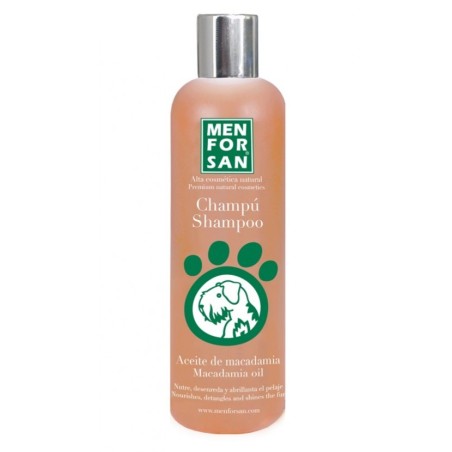 Menforsan Champô Protetor com Óleo de Noz de Macadâmia para Cão | 300 ml