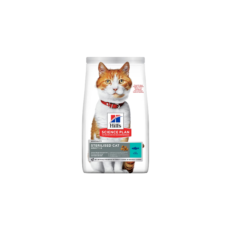 Ração para Gatos Hills Science Plan Sterilised Cat Adult with Salmon | 1,5 kg