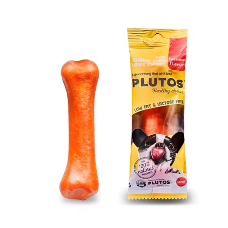 Plutos Healthy Chew Queijo & Salmão | Medium