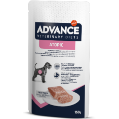 Ração Veterinária húmida para Cão Advance Vet Dog Atopic | Wet (Saqueta) | Cx c/ 8 saquetas 150 g