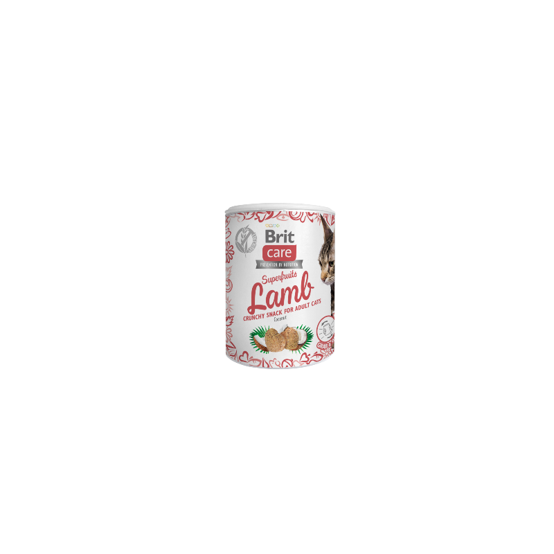 Brit Care Cat Snack Superfruits Lamb | 100 g