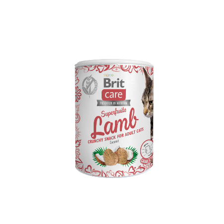 Brit Care Cat Snack Superfruits Lamb | 100 g