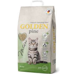 Areia para Gatos Auto Aglomerante Golden Nature Pine | 18 L