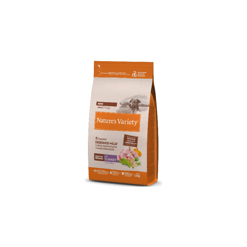 Ração para Cão Natures Variety Dog Healthy Grains Mini Adulto Peru | 1,5 kg