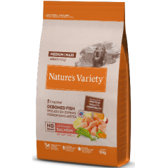 Ração para Cão Natures Variety Dog No Grain Medium Maxi Adulto Salmão da Noruega | 10 kg